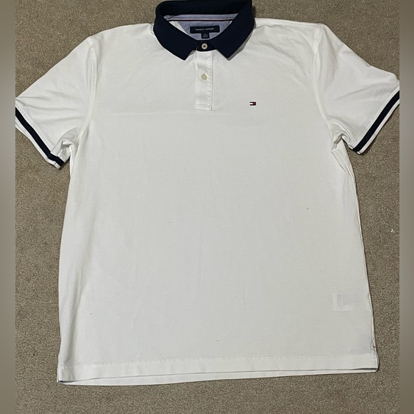 Tommy Hilfiger Other - Tommy Hilfiger White and Navy Polo Shirt